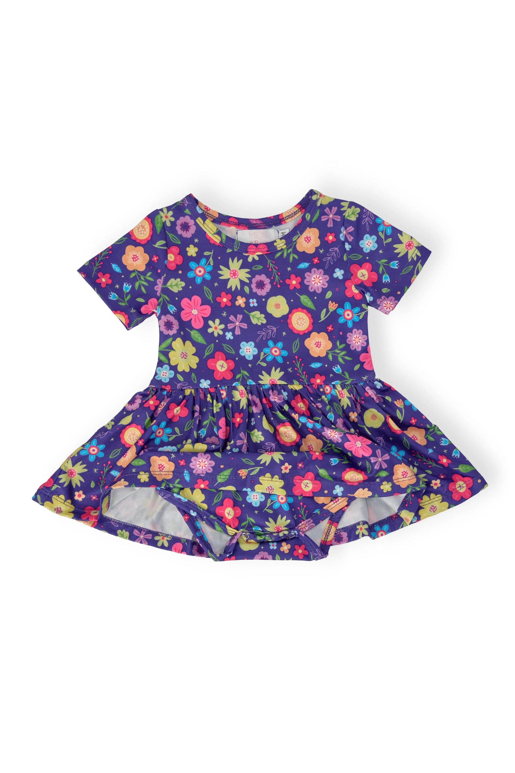 Mila & Rose ® Pick a Posy S/S Twirl Bodysuit - 