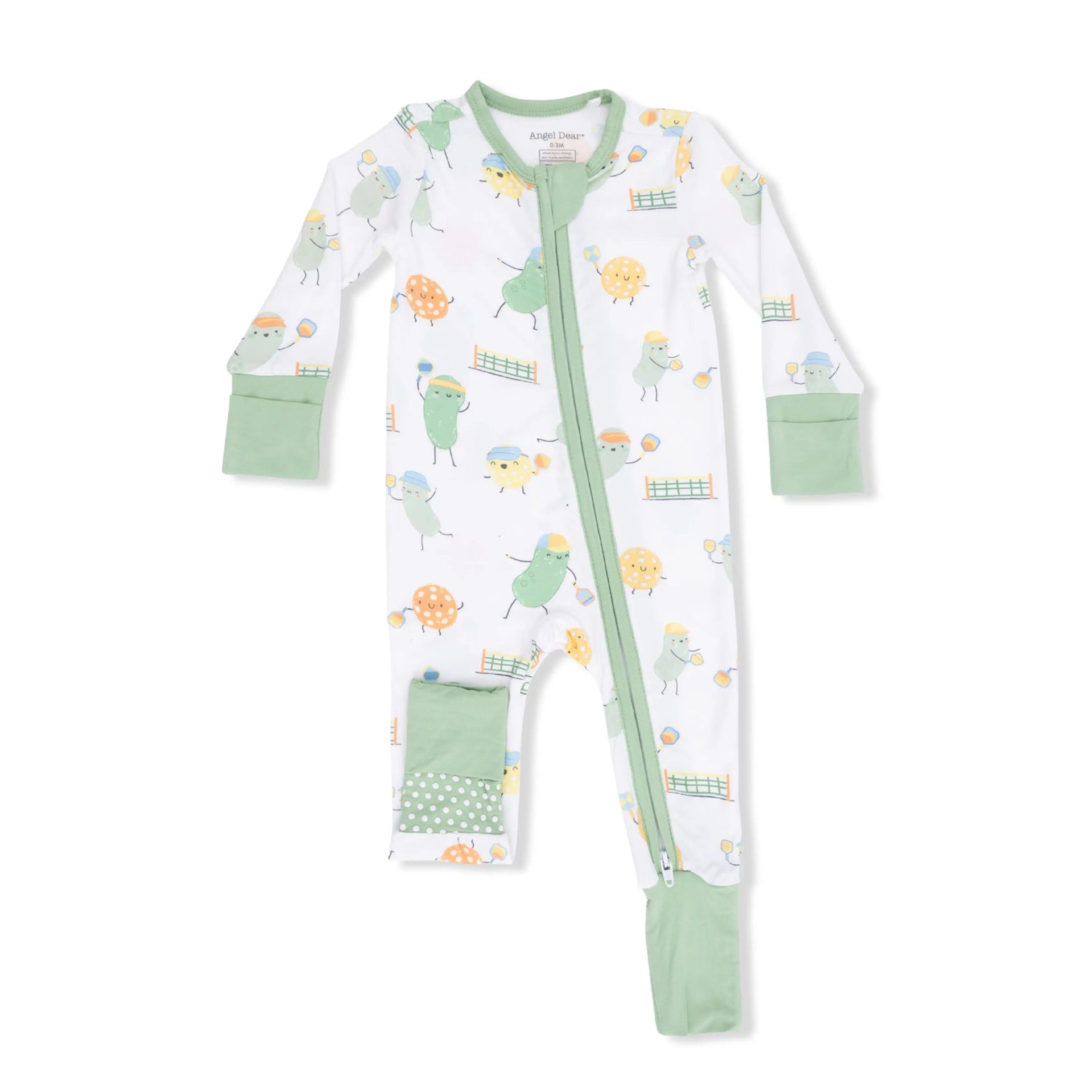 Angel Dear Pickles Playing Pickleball - Convertible Romper - 