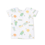 Angel Dear Pickles Playing Pickleball - Short Sleeve Loungewear Set - 