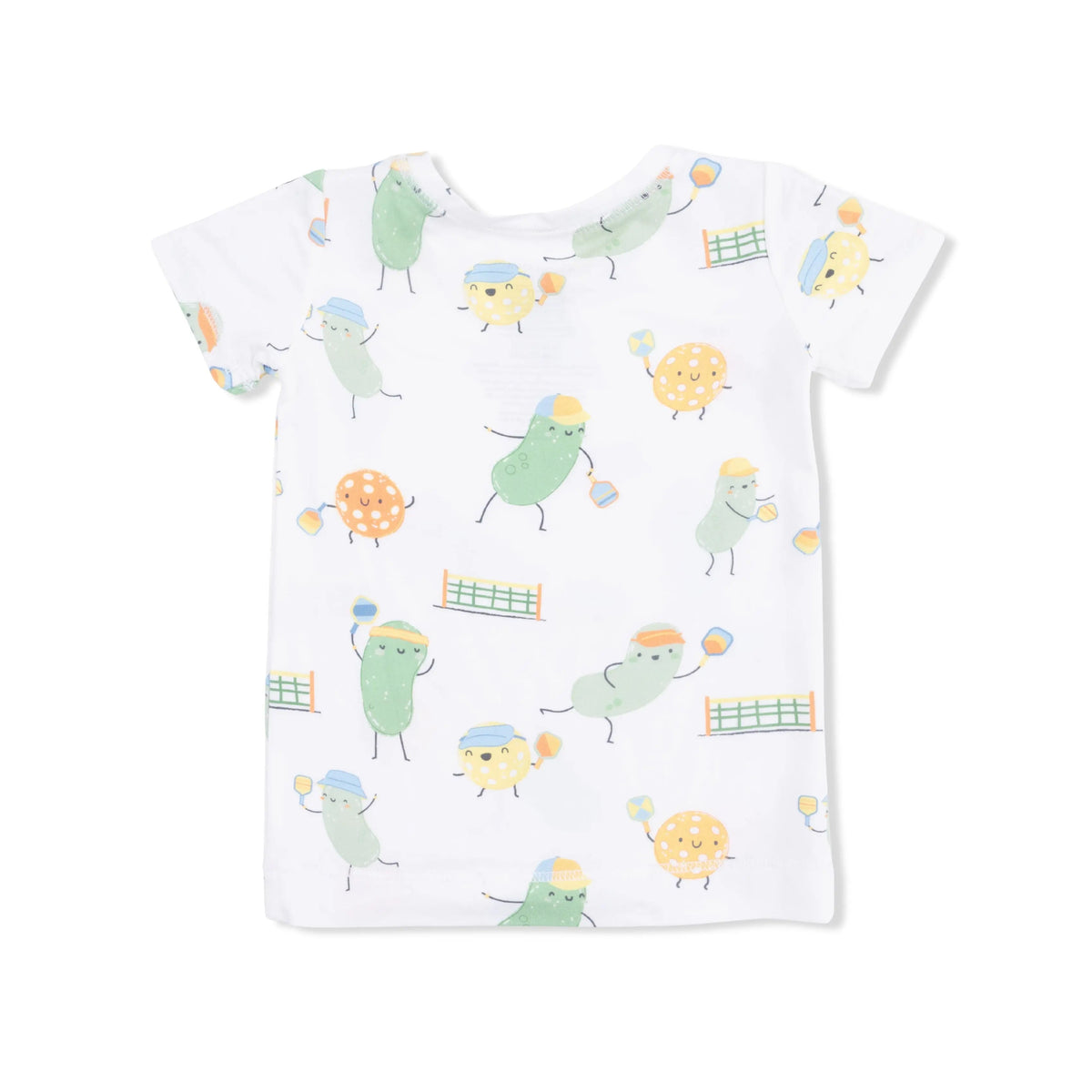Angel Dear Pickles Playing Pickleball - Short Sleeve Loungewear Set - 