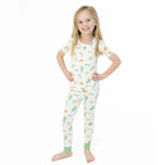 Angel Dear Pickles Playing Pickleball - Short Sleeve Loungewear Set - 
