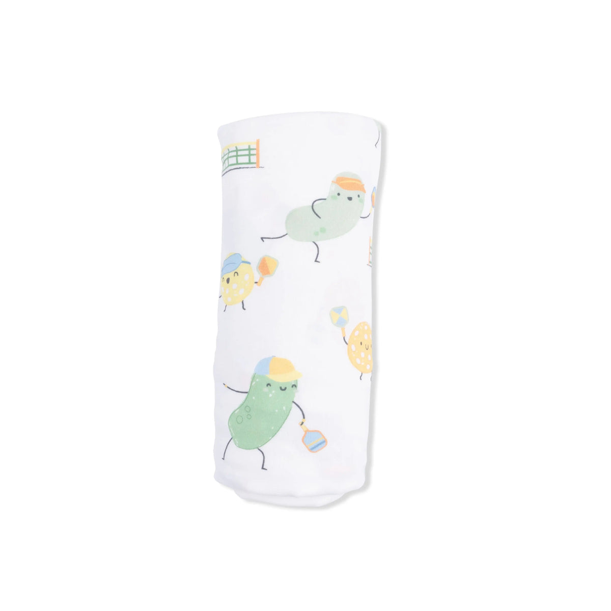 Angel Dear Pickles Playing Pickleball - Swaddle Blanket - 