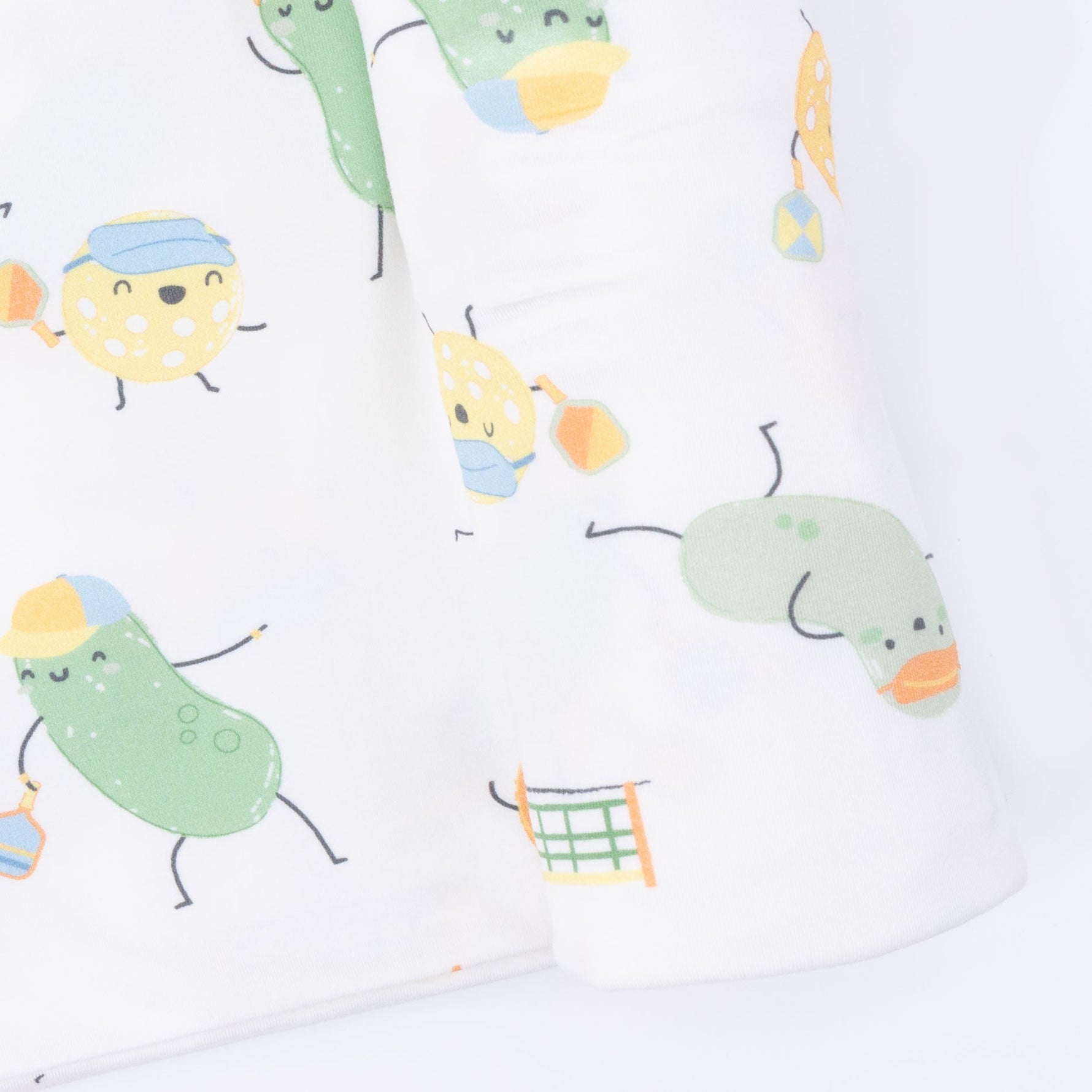 Angel Dear Pickles Playing Pickleball - Swaddle Blanket - 