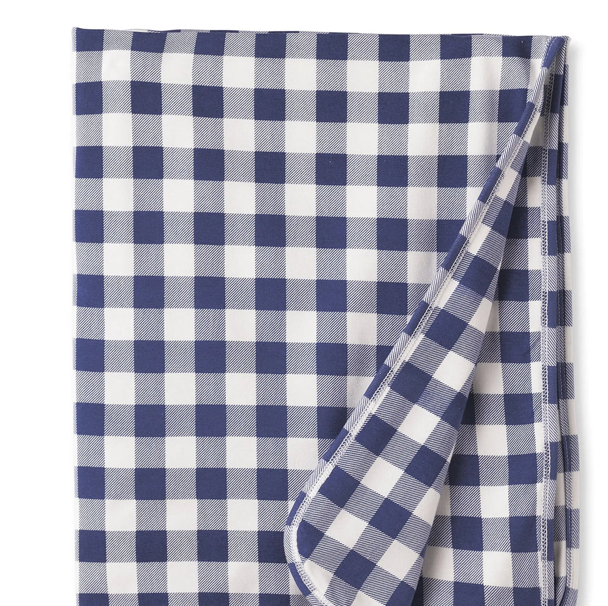 Tesa Babe Picnic Plaid/Blue Soft Bamboo Stroller Blanket for Baby - 