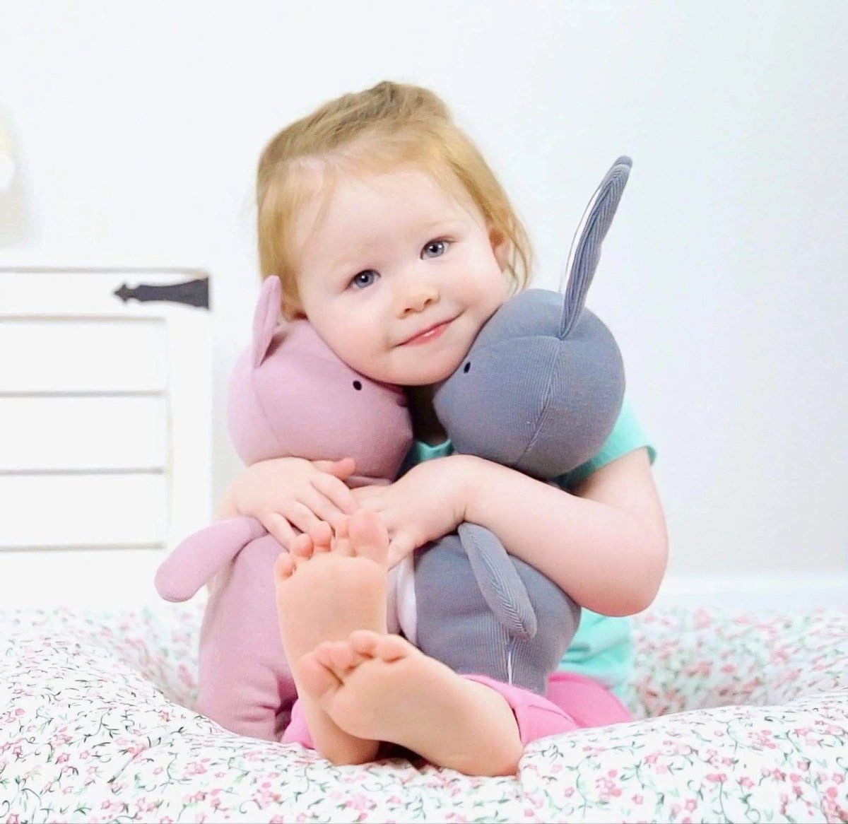 Goosewaddle® | Newborn Baby Blankets Toys Teethers Bibs & More Pig Plush Toy - Lightweight Snuggle Toy - 