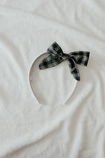 Little Mae & Co Pine Bow Headbands For Baby Girls With Cream Nylon Band - Everetts Place Boutique - 