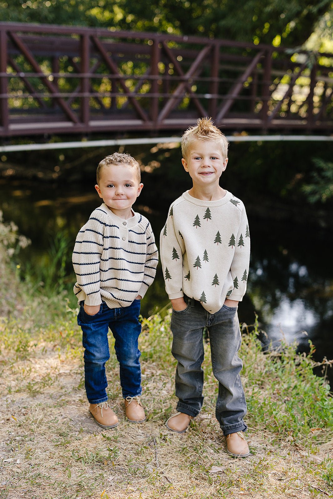 Mebie Baby Pines Knit Sweater for Baby and Toddler Size 0 to 7Y Cozy Knit - 