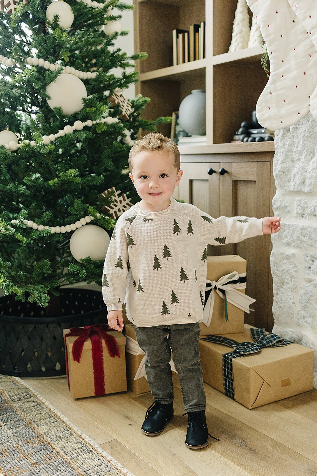 Mebie Baby Pines Knit Sweater for Baby and Toddler Size 0 to 7Y Cozy Knit - 