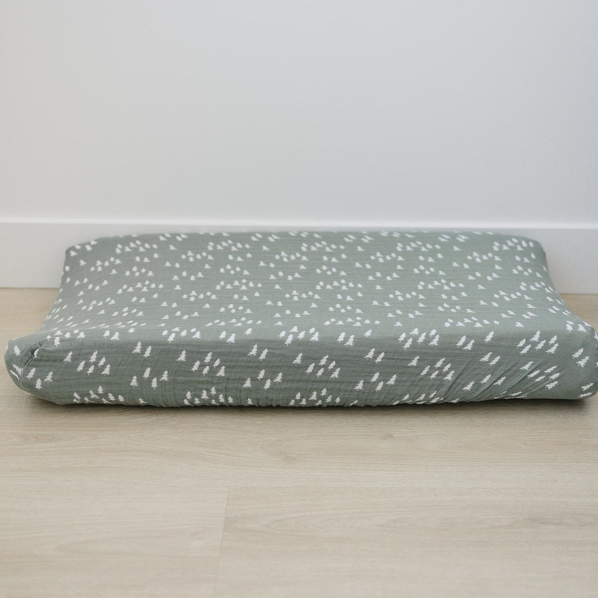 Mebie Baby Pines Muslin Changing Pad Cover - 