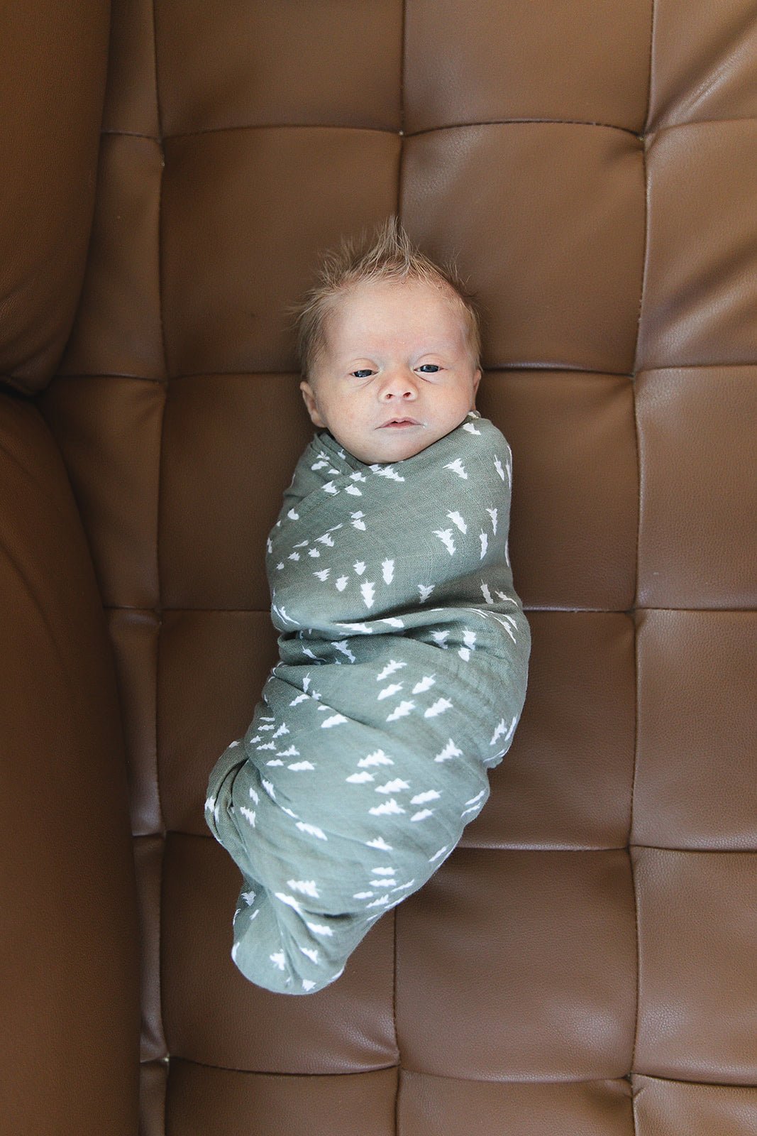Mebie Baby Pines Muslin Swaddle Blanket - 