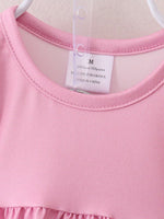 Rylee Faith Designs Pink Baby Girls Farm Short Set - 