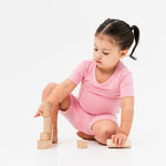 Bam & Stitch Pink Blossom Short Sleeve Pajamas - 