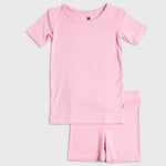 Bam & Stitch Pink Blossom Short Sleeve Pajamas - 