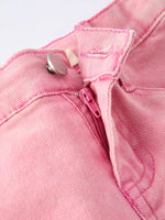 Rylee Faith Designs Pink Bow Girls Denim Pants - 