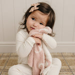 Mebie Baby Pink Bow Plush Blanket Three Sizes Lightweight And Breathable - 