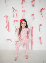 Dreamlet Pink Bows Two Piece Set Soft Stretchy Bamboo Fabric - Everetts Place Boutique - 