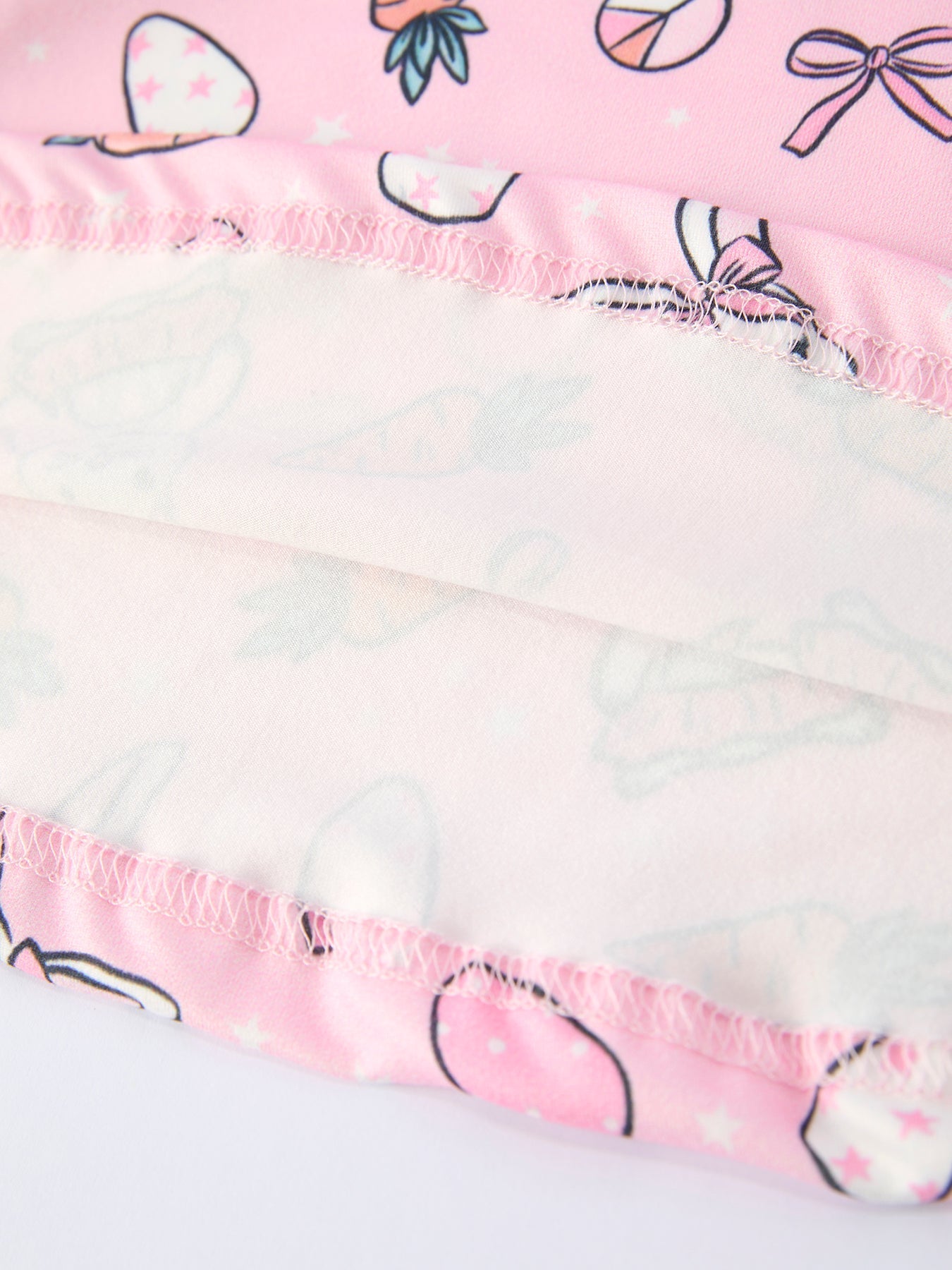 Rylee Faith Designs Pink Bunny Carrot Print Girls Short Sleeve Dress - 