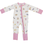 Pink Bunny Ribbed Bamboo Zipper - Pink, Baby & Toddler Clothing, Baby toys, Clothing | Everetts Place