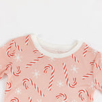 Dreamlet Pink Candy Cane Two Piece Set Bamboo Fabric Dreamlet - Everetts Place Boutique - 