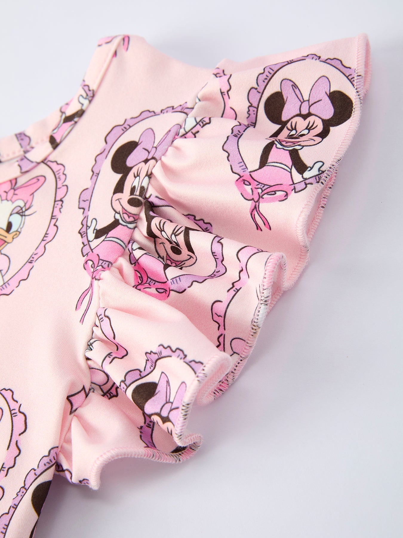 Rylee Faith Designs Pink Character Mirror Bow Print Girls' Dress - 