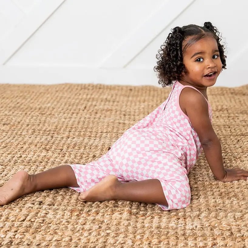 Bestaroo Pink Checks Jumpsuit - 
