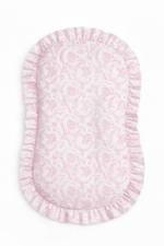 Little Mae & Co Pink Chinoiserie Ruffle Baby Lounger CoverEveretts Place