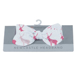 Newcastle Classics Pink Deer Newcastle Headband with Soft Cotton for Trendy Casual Wear - 