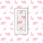 Newcastle Classics Pink Dinosaurs Bamboo Muslin Swaddle - 