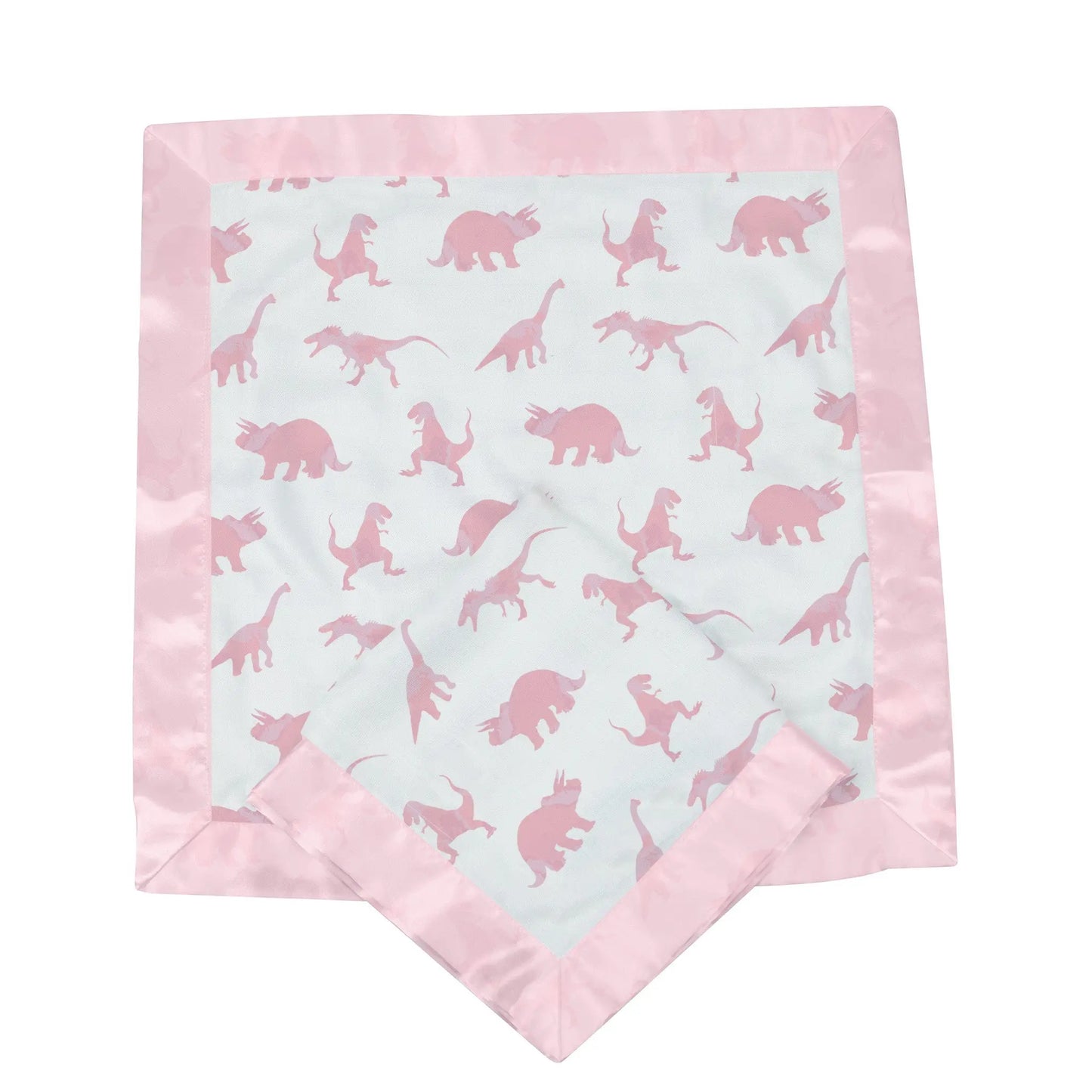 Pink Dinosaurs Bamboo Newcastle Blankie Security Blanket for Comfort and Cuddles Newcastle Classics