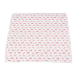 Newcastle Classics Cozy Bamboo Muslin Blanket with Pink Dinosaurs for Kids 47 Inch - Baby & Toddler Bamboo Newcastle Blanket