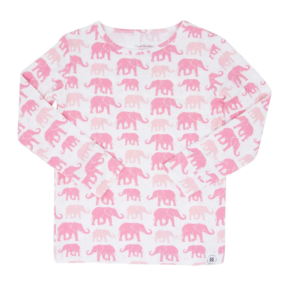Sweet Bamboo Pink Elephant 2 - Piece Pajama Set - 