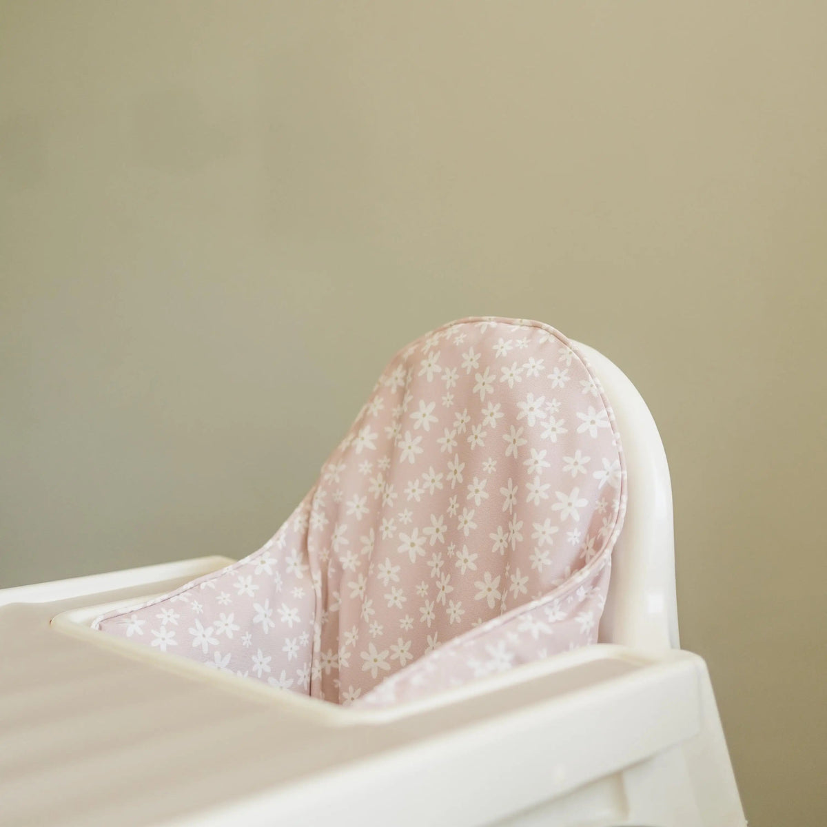 Little Joy Co. Pink Floral Cushion Cover for IKEA Antilop Highchair: Wipeable, Highchair Accessories - 