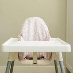 Little Joy Co. Pink Floral Cushion Cover for IKEA Antilop Highchair: Wipeable, Highchair Accessories - 