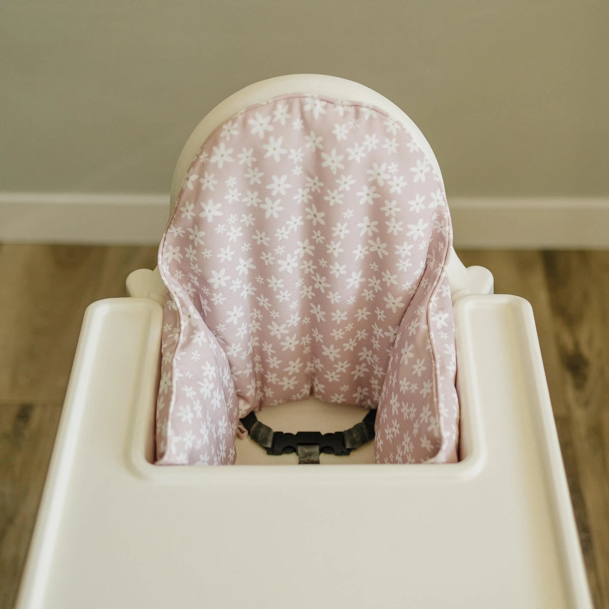 Little Joy Co. Pink Floral Cushion Cover for IKEA Antilop Highchair: Wipeable, Highchair Accessories - 