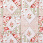 Little Mae & Co Pink Floral Patch Ruffle Baby Lounger CoverEveretts Place