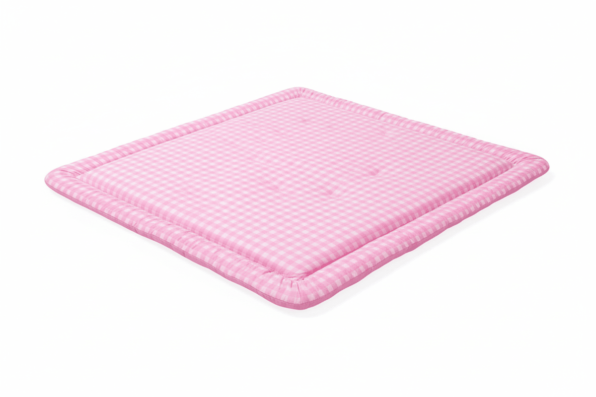 Little Mae & Co Pink Gingham Padded Baby Play MatEveretts Place