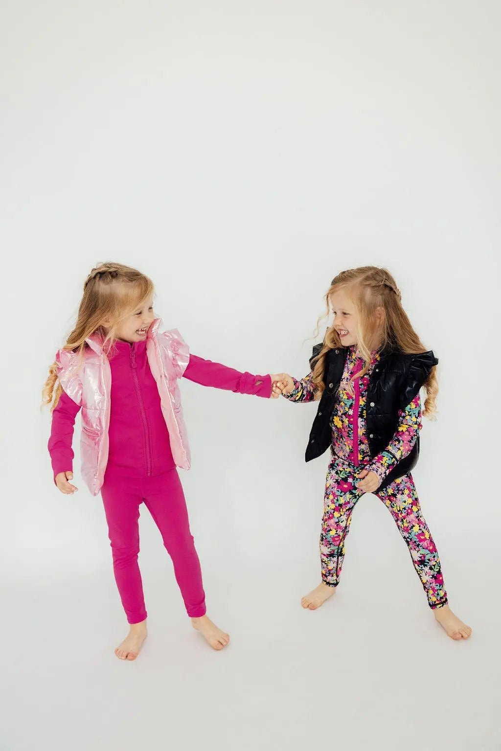 Mila & Rose ® Pink Iridescent Puffer Vest - 