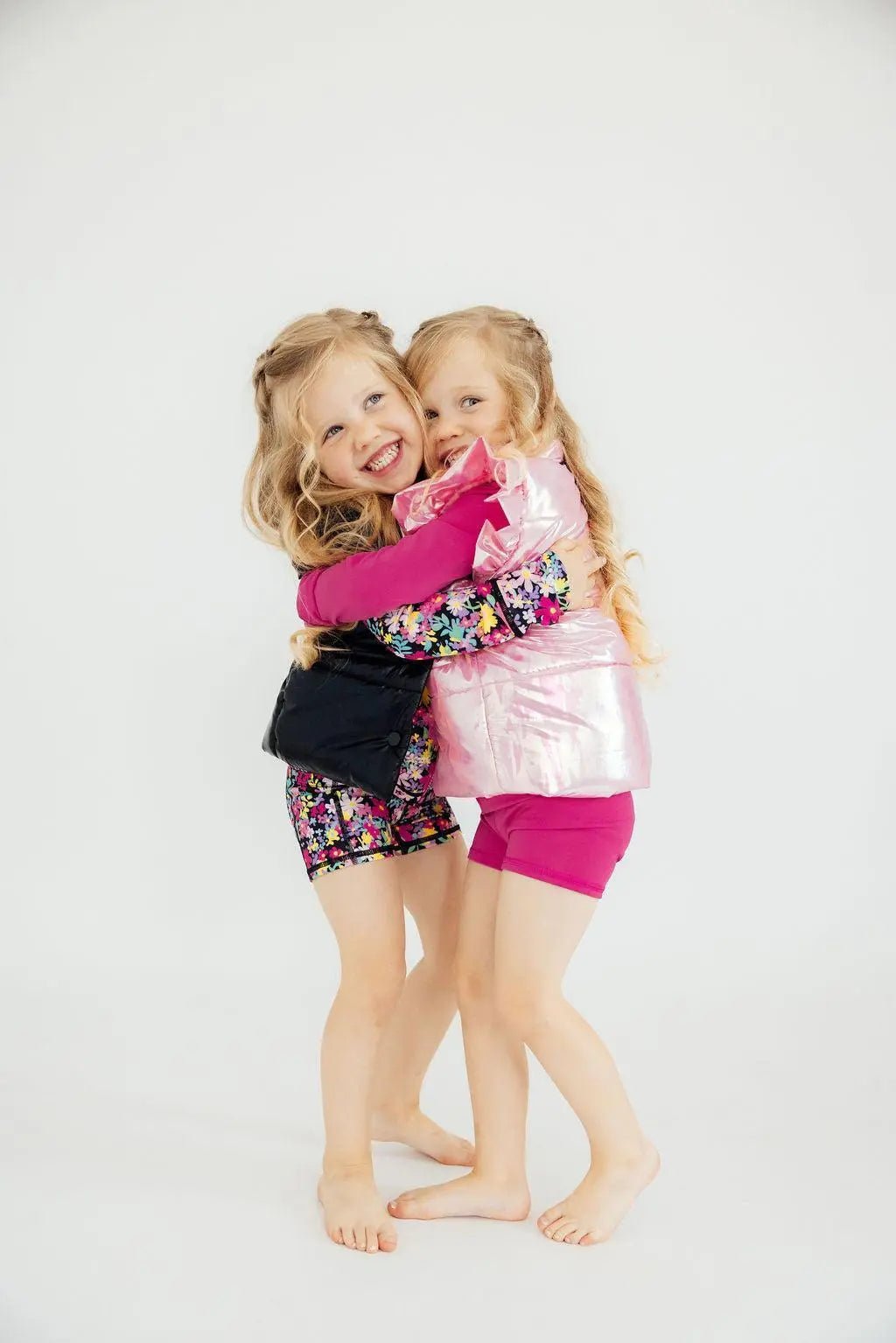 Mila & Rose ® Pink Iridescent Puffer Vest - 