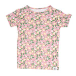 Sweet Bamboo Pink Lemon Floral Print Summer Pajama Set for Stylish Kids - Apparel & Accessories > Clothing > Sleepwear & Loungewear > Pajamas Summer Pajama