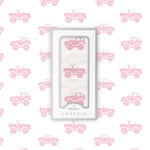 Newcastle Classics Pink Monster Trucks Bamboo Muslin Swaddle - 