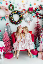 Mila & Rose ® Pink Nutcracker 3/4 Sleeve Pocket Twirl Dress - 