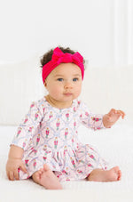 Mila & Rose ® Pink Nutcracker 3/4 Sleeve Twirl Bodysuit - 
