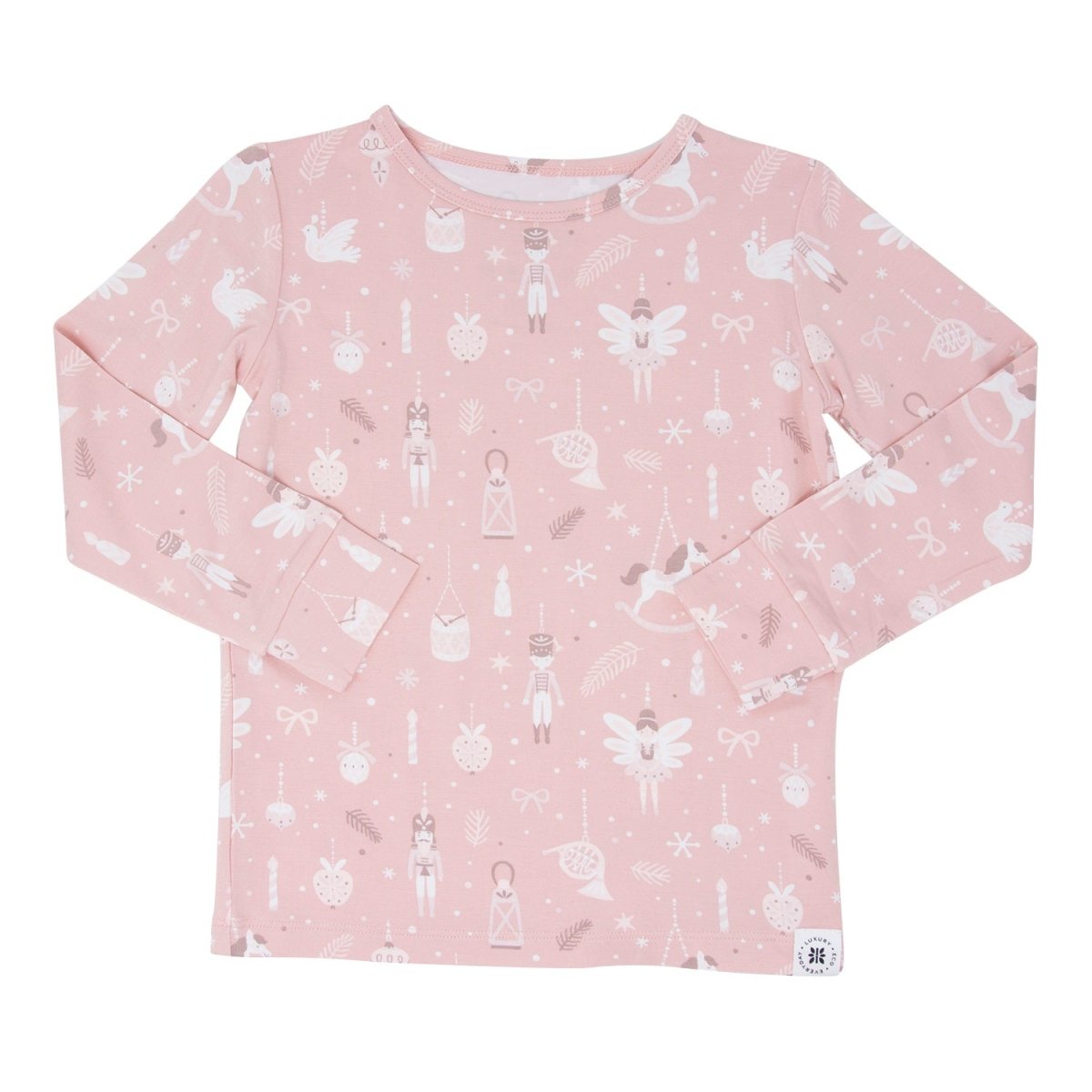 Sweet Bamboo Pink Nutcracker Big Kid Pajama - 