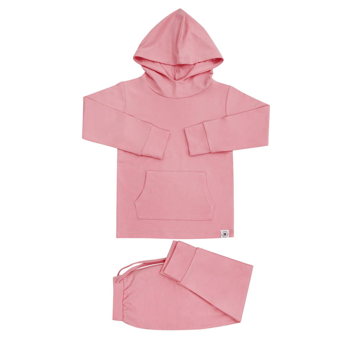 Pink Peony Hooded Jogger Set - Sleeve, Hood, Pink, Baby & Toddler Clothing, Hoodie | Everetts Place