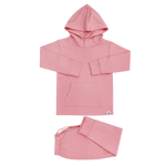 Pink Peony Hooded Jogger Set - Sleeve, Hood, Pink, Baby & Toddler Clothing, Hoodie | Everetts Place