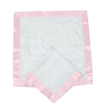Newcastle Classics Soft Bamboo Security Blanket with Pink Polka Dots for Babies - Baby & Toddler Bamboo Security Blanket