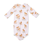 Angel Dear Pink Ponies - Knotted Gown and Headband - 