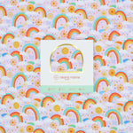 Organic The Forever Swaddle Blanket | Here Comes the Sunshine (Pink) by Raising Mama at Everetts Place