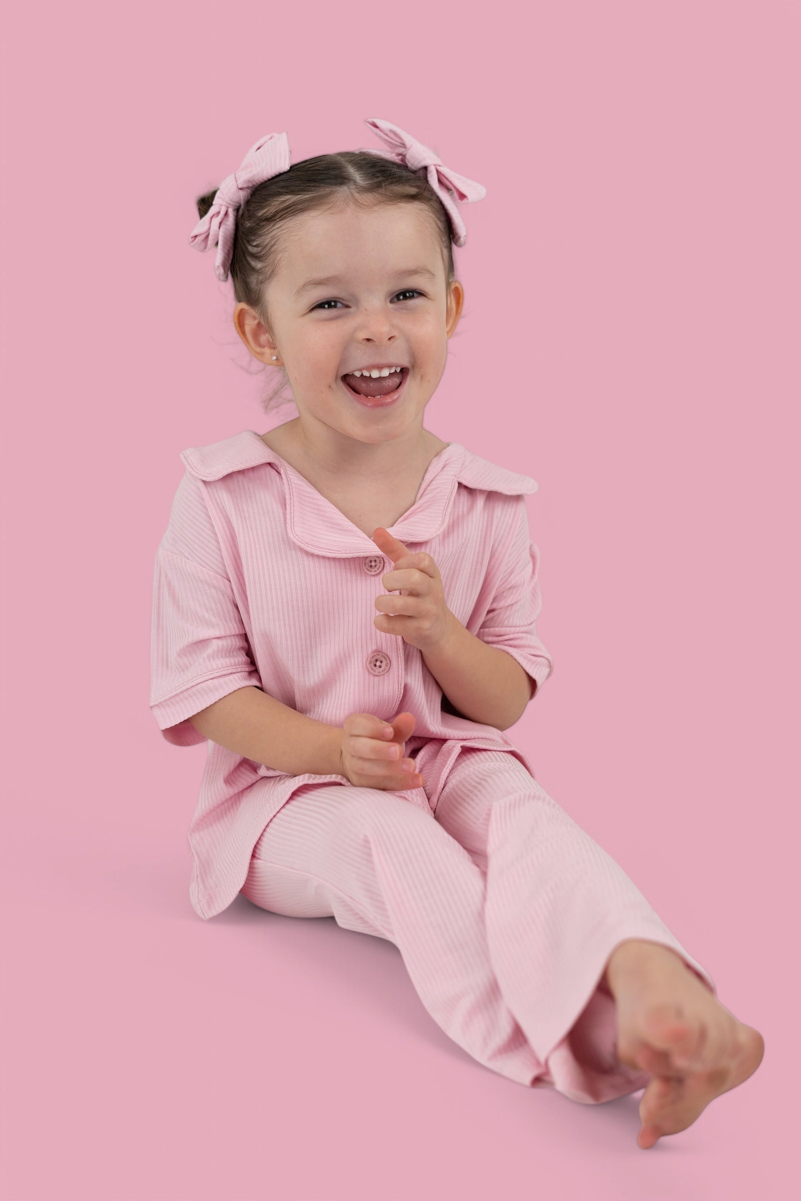 DREAM BIG LITTLE CO PINK ROSE DREAM GIRL'S FLARE SETEveretts Place