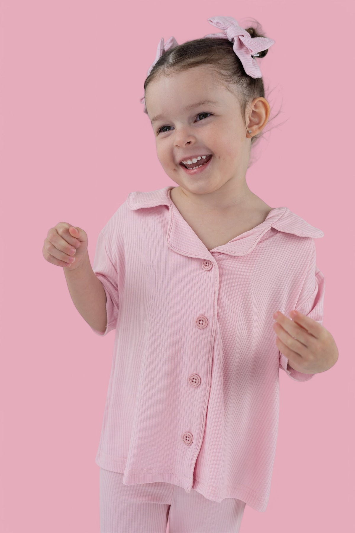 DREAM BIG LITTLE CO PINK ROSE DREAM GIRL'S FLARE SETEveretts Place